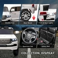 thumbnail image 4 of Kids Ride-On Car 2 Seaters, 12V Licensed Toyota Land Cruiser Electric SUV Police Car Battery Powered Toy Truck with Remote Control,2 Motors, 3 Speeds, Music, Horn, LED Lights, 4 of 8