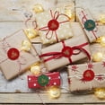 thumbnail image 5 of Christmas Tree Wax Seal Stamp Merry Christmas Sealing Wax Stamps Star 30mm Vintage Removable Brass Head with Wood Handle for Wedding Invitation Xmas Thanksgiving Gift Packing for DIY, 5 of 9