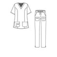 thumbnail image 6 of Adar Pro Breakthrough Plus Scrub Set For Women - Enhanced V-Neck Top & Multi Pocket Pants, 6 of 7