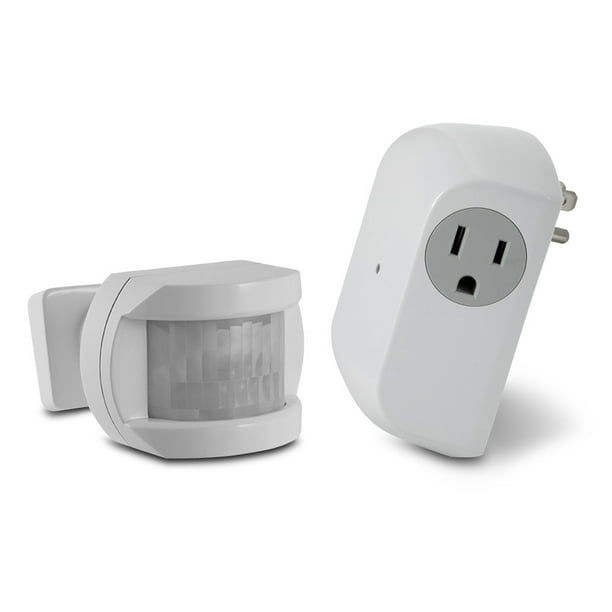 Wireless Motion Sensor With Outlet Receiver Xsdp 45168 Now You Can Turn On The Lights In