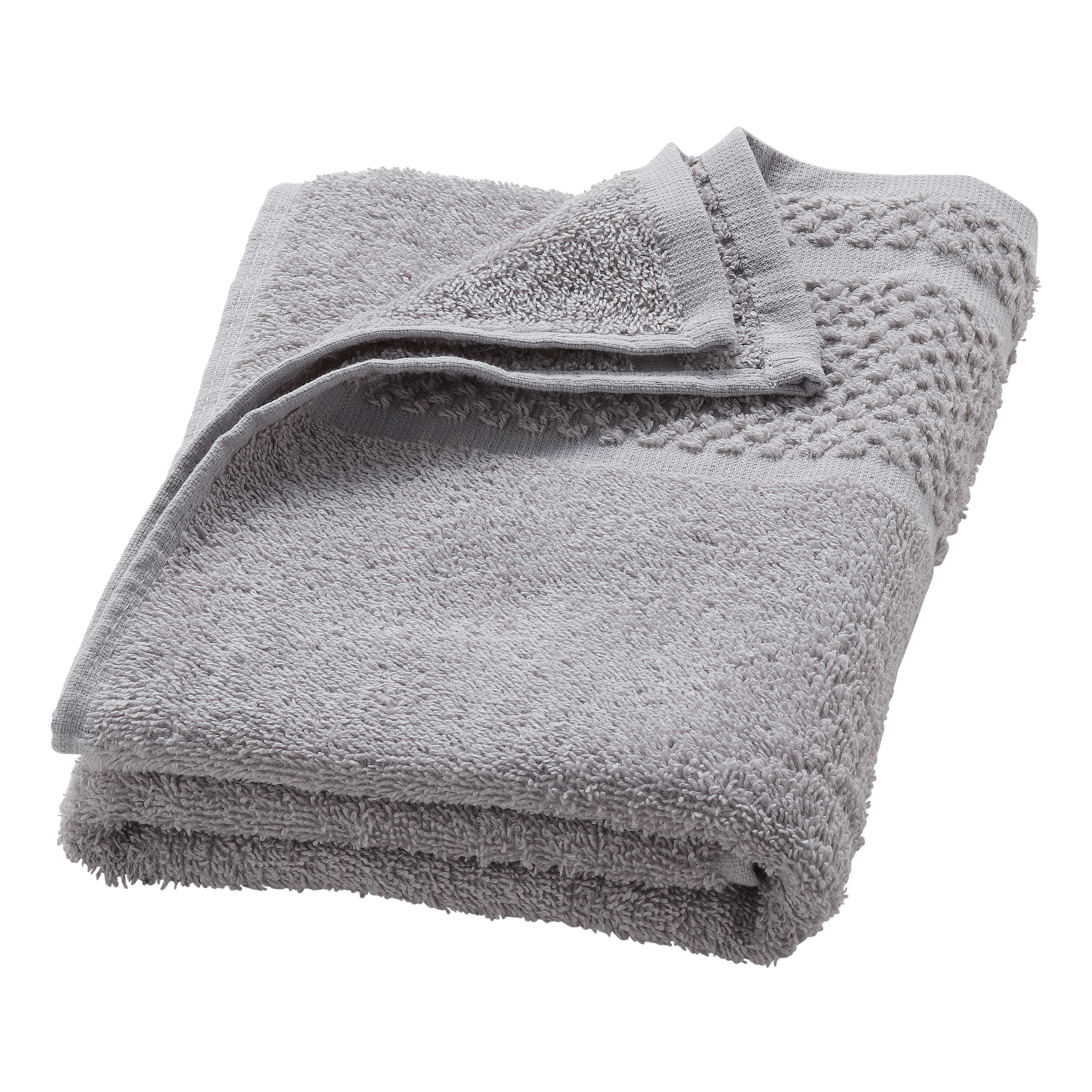Mainstays 10 Piece Bath Towel Set with Upgraded Softness & Durability, Gray - image 4 of 7