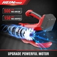 thumbnail image 4 of Cordless Leaf Blower up to 500CFM Compatible with Milwaukee M18 Battery (Tool Only), Electric Leaf Blower Cordless with 5 Speed Modes, Battery Powered Leaf Blowers for Lawn Care, Yard, 4 of 8