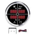 thumbnail image 2 of 4 in 1 Multipurpose 52mm Digital Display Gauge for Fuel Level, Oil Pressure, Water Temperature, Voltmeter with Backlight for Boat RV, 2 of 7
