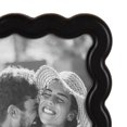 thumbnail image 4 of DesignOvation Rosita 4" x 6" Black Wavy Decorative Tabletop Picture Frame, 4 of 9