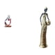 thumbnail image 5 of Figura decorativa abstracta de resina de una mujer pensante. Ideal para dormitorio, oficina, estantería, escritorio o armario. Pieza de colección., 5 of 8