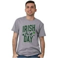 thumbnail image 4 of St Patricks Irish For A Day Clover Men's Graphic T Shirt Tees Brisco Brands S, 4 of 5