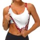 thumbnail image 3 of Balery Winter Christmas Snowflake Sujetadores deportivos con espalda cruzada para mujer, acolchados, sin costuras, de alto impacto, ideales para yoga, gimnasio, entrenamiento y fitness.-XX-Large, 3 of 8
