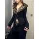 thumbnail image 5 of DEEPTOWN-cárdigan de leopardo para mujer, ropa de calle de manga larga con cuello en V japonés Gyaru, cárdigan Sexy ajustado, suéter Y2k Vintage, Top Autuam, 5 of 5