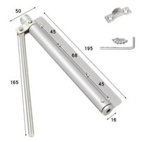 RichLink Adjustable Door Closer Automatic Door Spring Closer Stainless Steel Soft Close Fire-Proof Door Heavy Duty Door Device Hardware