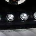 thumbnail image 4 of Dual LED Halo Projector Headlight In Black Housing Clear Lens Made For And Compatible With 1997 - 2003 Ford F150 F-150 Expedition 97 98 99 00 01 02 03, 4 of 7