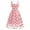 Pink Strawberry, variant on Women's Tie Strap Tulle Prom Dress Sweetheart Neckline Flower Embroidery Formal Party Mini Homecoming Dresses XL Pink Strawberry