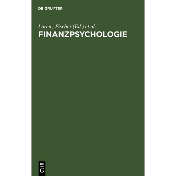Finanzpsychologie, (Hardcover)