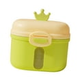 thumbnail image 4 of Kokiya Baby Formula Dispenser Milk Powder Container including Spoon Sealed Food Storage Green 12.5x7.5x10cm, 4 of 9