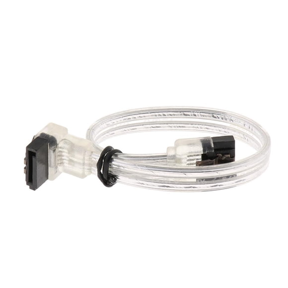Maytalsory SATAIII Data Drive Cable with Locking Latch pin SATA Connector 150mm Straight to Right Angle
