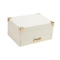 thumbnail image 2 of Jeyry Box Case de joyería de joyería Caja de almacenamiento de 2 capas Organizador de joyas de recipiente Organizador de collar para aretes colgantes, 2 of 8