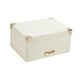 thumbnail image 2 of Joyería de viaje Joyería Caja de almacenamiento de 2 niveles Case de joyería de viaje Organizador de joyería Pantalla para anillos Parring de collar, 2 of 8