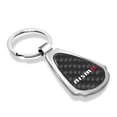 thumbnail image 2 of Nissan NISMO Real Black Carbon Fiber Chrome Metal Teardrop Key Chain, 2 of 7