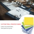 thumbnail image 3 of Advancent Tela de retales para manualidades, Material fiable, respetuoso con la piel, ligera, lavable, novedad, tela estampada para acolchar Tela de costura y artesanía Tipo17, 3 of 6