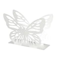 thumbnail image 5 of CoudarTitie Butterfly Napkin Holder Metal Freestanding Tissue Dispenser Stable Base Tabletop white, 5 of 7