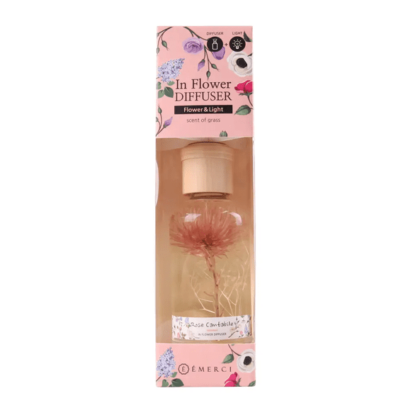 LED Mood Lamp In-Flower Reed Diffuser Set 160ml