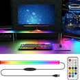 thumbnail image 3 of Graflsoa Clavier LED RGB Bicolore Rétroéclairé avec Effets Activés par le Son, Télécommande, Lot de 2 pour Ambiance de Jeu Améliorée, 3 of 6