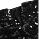 thumbnail image 4 of Falda casual de color liso con lentejuelas, cintura alta y corte ajustado a las caderas para mujer - Patchwork de lentejuelas, diseño de cintura alta, para todas las estaciones, 4 of 6