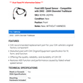 thumbnail image 2 of Front ABS Speed Sensor - Compatible with 2002 - 2009 Chevy Trailblazer 2003 2004 2005 2006 2007 2008, 2 of 2