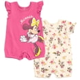 thumbnail image 1 of Romper Disney Minnie Mouse para bebé recién nacida de 6 a 9 meses, paquete de 2, 1 of 6