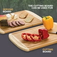 thumbnail image 5 of Bambüsi Extra Large Bamboo Cutting Board, Kitchen Chopping Board, Wooden Cutting Board With Juice Grooves. By: Bambusi, 5 of 7