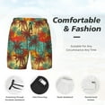 thumbnail image 5 of Haiem Colorful Hawaii Palms Mens Swim Trunks with Compression Liner 2 in 1 Swimming Shorts Stretch Swimwear Quick Dry,Board Shorts-Small, 5 of 9