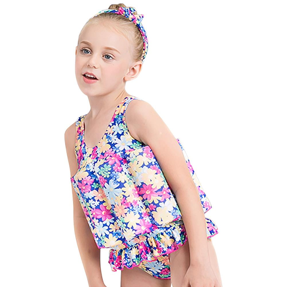 IMEKIS Baby Swim Vest Toddler Kids Girl Float Suit with Removable