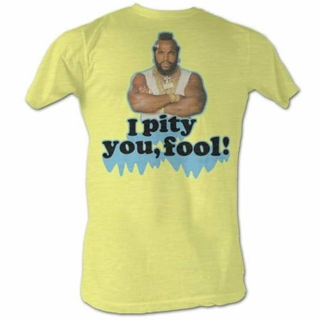 Mr. T Icons I Pity You Adult Short Sleeve T Shirt