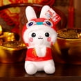 thumbnail image 1 of LSLJS Chinese New Year Rabbit Stuffed Animals Plush Toy Lunar Year Doll Bunny Bunny Ornament Chinese New Year Gifts for Home Spring Festival Decoration, Rabbit Doll, 1 of 3