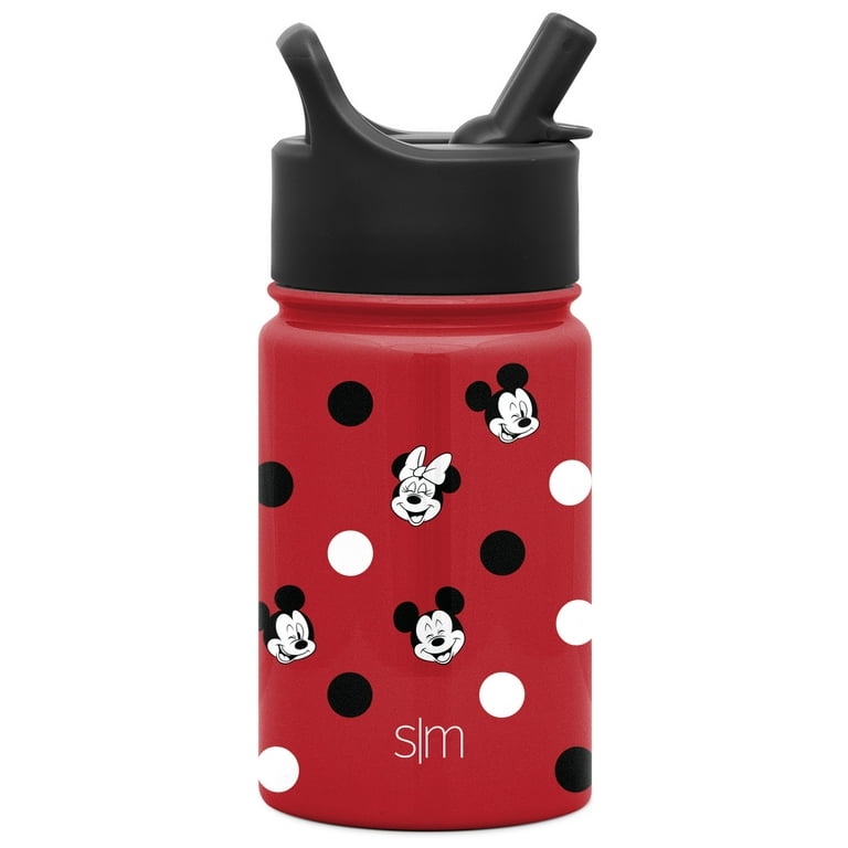 Disney Minnie Mouse Water Bottle - Pink Polka Dot, 18 oz