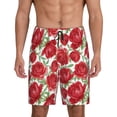 thumbnail image 1 of Fotbe Rose Flowers Pantalones Cortos de Pijama para Hombre, Ropa de Dormir, Pantalones de Pijama Cortos para Hombre-X-Large, 1 of 6