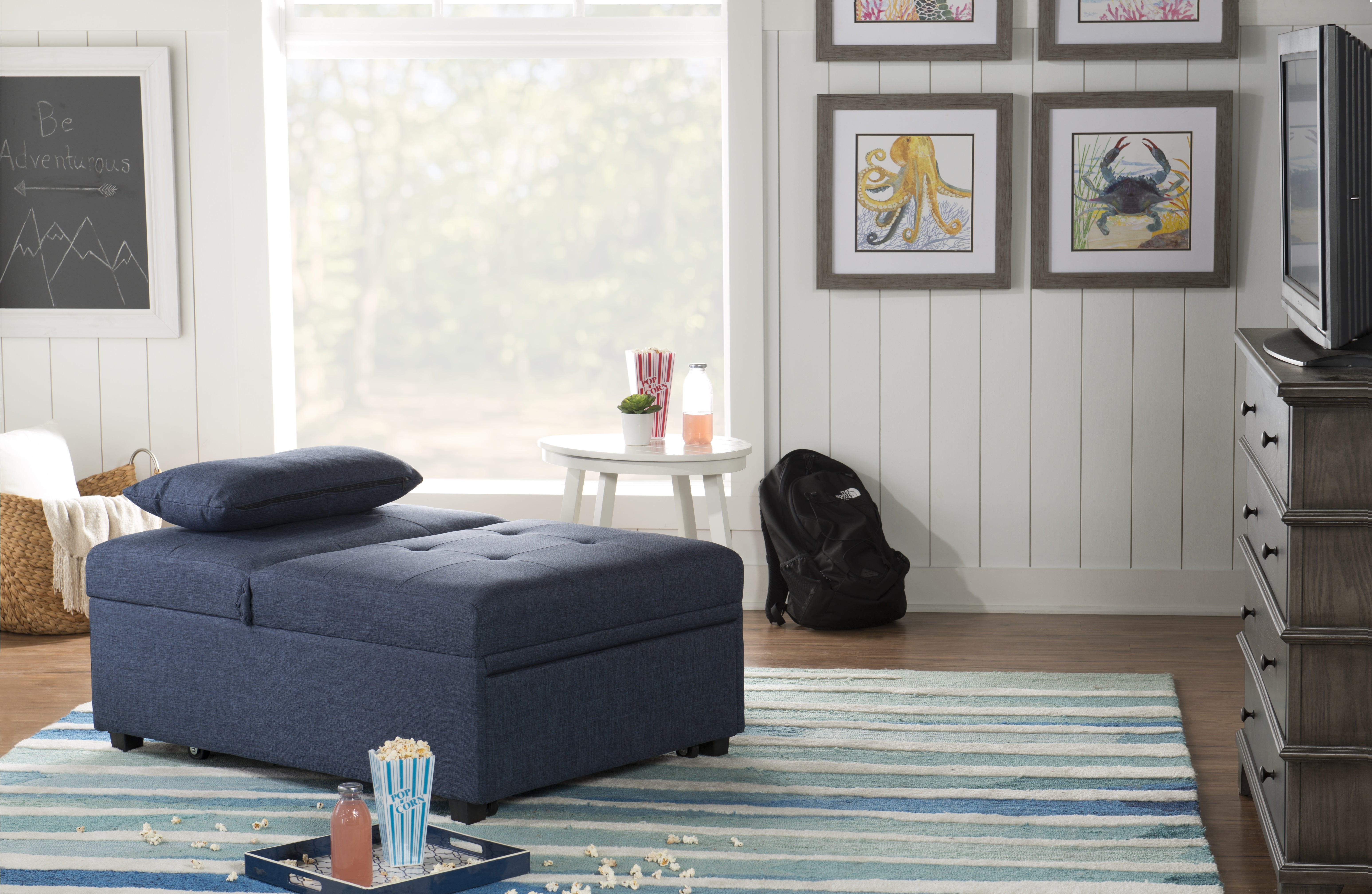 Simonson Lounge Chair, Blue