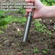 thumbnail image 4 of Perforadora de agujeros para plantar tierra, herramientas de jardinería de acero inoxidable, 1 pieza, 4 of 4