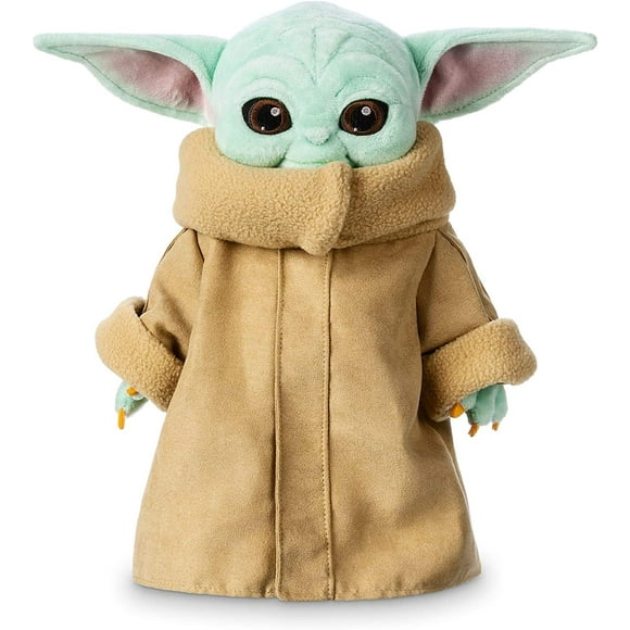 Official Plush Soft Toy, Star Wars The Mandalorian, Baby Yoda, 25cm/9”, Cuddly Toy With Classic Robe