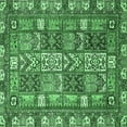 thumbnail image 1 of Ahgly Company Indoor Square Abstract Emerald Green Modern Area Rugs, 3' Square, 1 of 4