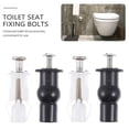 thumbnail image 6 of HEATSHAKING 4Pcs Metal Toilet Seat Hinges Bolt Screws for Homeowners Installation and Repair 5.2x2cm in, 6 of 8