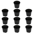 thumbnail image 3 of 10 PCS Plant Pots Black Plastic Plant Nursery Pots Multiple Sizes Large Garden Flower Pot Container For Succulents Cuttings, 3 of 6
