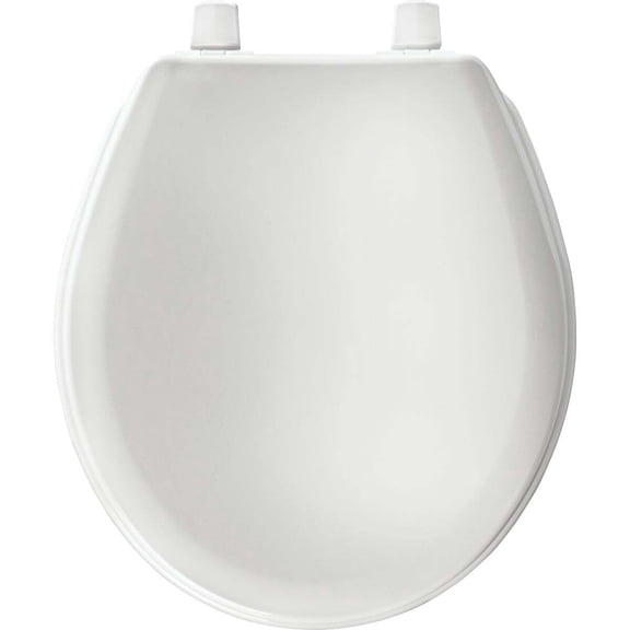 Bemis/Mayfair Round White Economy Plastic Seat
