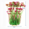 thumbnail image 2 of Simulación de decoración de acuario, pecera, plantas acuáticas falsas, adornos de algas marinas de plástico acuático (rojo vino) Sailing Electrónica, 2 of 4