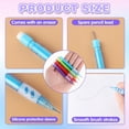 thumbnail image 3 of Mabor 16 PCS Mechanical Pencils Small 0.7 Mm Automatic Pencil With Eraser for High School Students Kids Mini Office Supplies for Writing Drawing Drafting, 3 of 5