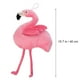thumbnail image 3 of Peluche de flamenco, juguete de peluche esponjoso, regalo para niñas, 40 cm (ojos abiertos), 3 of 5