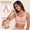 thumbnail image 5 of Full Coverage Bra for Women Back Smoothing Seamless Comfortable Bralette Padded Wireless Support Bra, 5 of 7