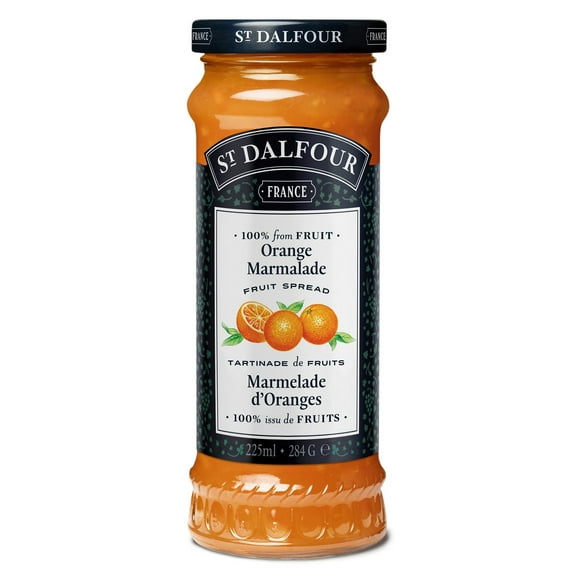 St. Dalfour Orange Marmalade Fruit Spread, Jar 284 g