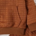 thumbnail image 5 of XBASW Toddler Baby Girls Boys Sweatsuit Outfit Solid Color Thick Hoodie Sweatshirt Tops + Jogger Pants Fall Winter Warm Tracksuit Set 1-5 Years Old, 5 of 9
