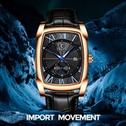 CHENGXI Fashion Men's Wristwatches Top Luxury Brand Men Analog Quartz Watch Man Business Waterproof Calendar Leather Male Clock