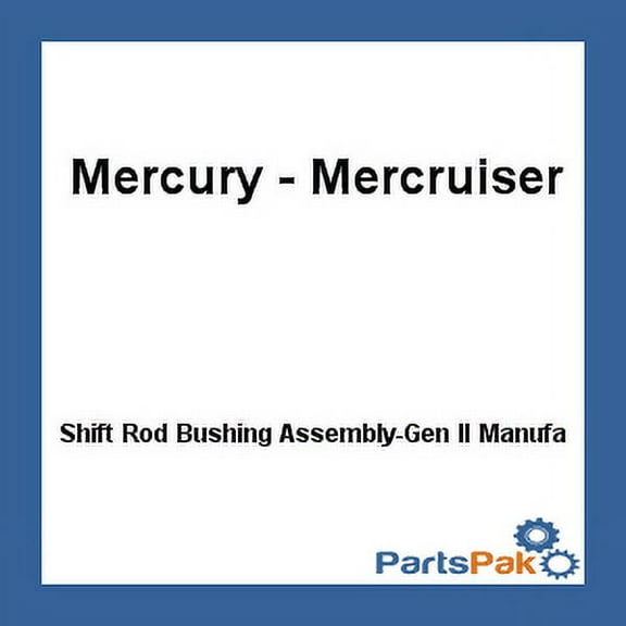 New Mercury Mercruiser Quicksilver Oem Part # 23-815921A21 Bushing Assy